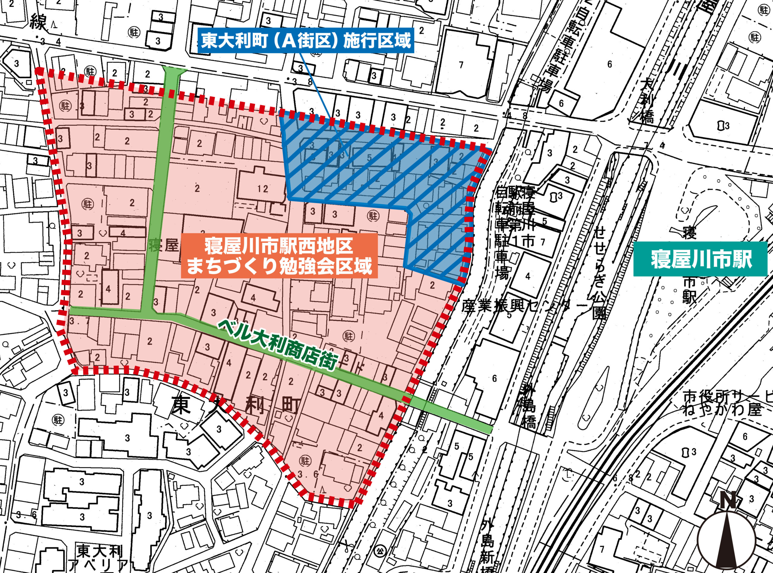 寝屋川市東大利町（Ａ街区）防災街区整備事業